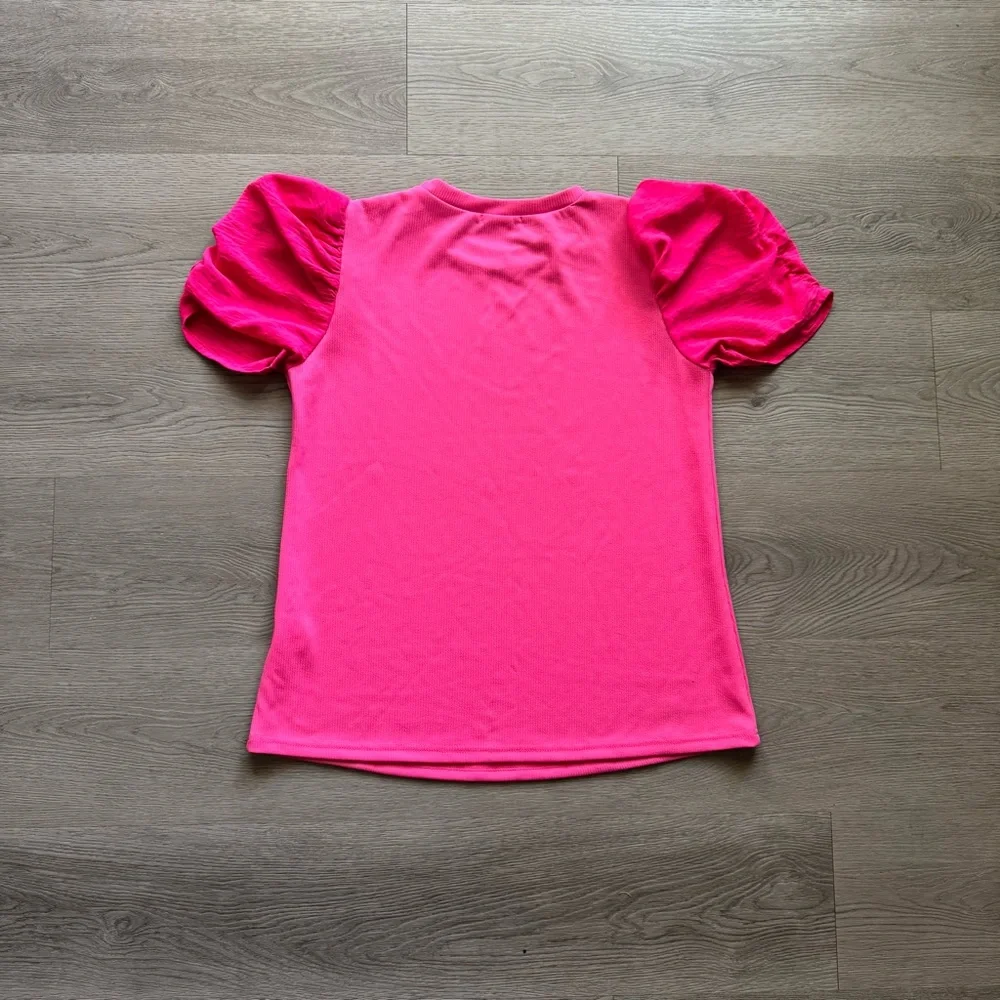 Adora Puff Sleeve Ribbed Shirt - Picture 7 of 7